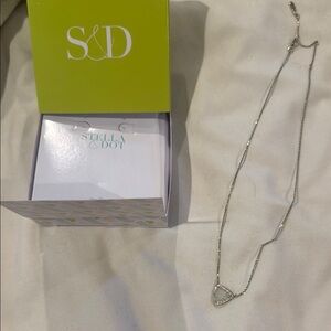 Stella & Dot Silver Necklace